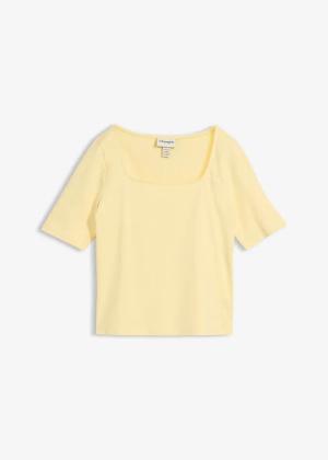 T-shirt z grubej bawełny organicznej