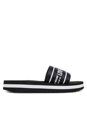 LOVE MOSCHINO Klapki JA28334G0MIX6000 Czarny