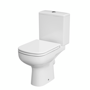Kompakt WC 574 Colour New bezkołnierzowy clean on 010 3/5 l biały Cersanit