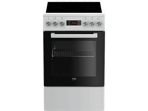 Kuchnia z płytą ceramiczną BEKO FSM57300GW Grill Termoobieg Czyszczenie parą 50cm