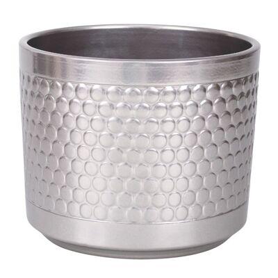 Osłonka cylinder 14 cm chrom srebrny