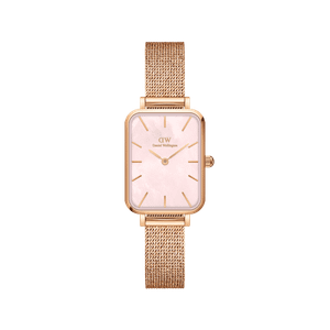 Daniel Wellington DW Watch Quadro Pressed Melrose Pink MoP 20x26mm Rose Gold