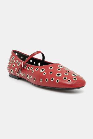 Tory Burch baleriny skórzane Eyelet Mary Jane Ballet
