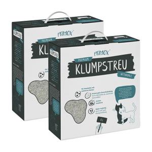 PRIME Żwirek zbrylający PRIMOX Węgiel aktywny 2x8 l
