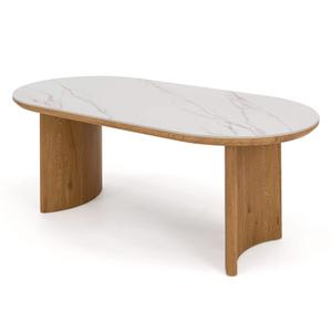 Stół drewniany AURA 200x100 blat ceramiczny