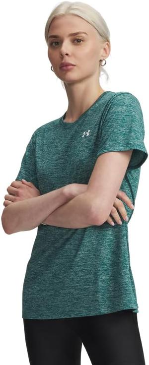 UNDER ARMOUR Damska koszulka treningowa Tech SSC- Twist zielona (M)