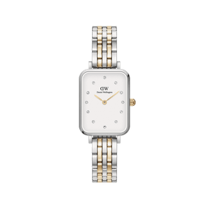 Daniel Wellington DW Watch Quadro Lumine 5-link two-tone 20x26mm Silver