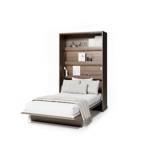 Półkotapczan pionowy BC-02 Bed Concept 120x200 cm Rozmiar łóżka - 120x200 cm | Kolor - Dąb dunin | składany | funkcjonalny | oszczędność przestrzeni