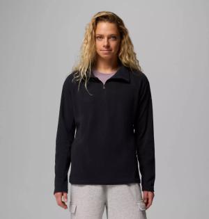 COLUMBIA damska bluza polarowa Glacial IV z zamkiem czarny (L)