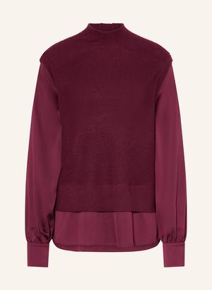 Ted Baker Sweter Caycey Z Mieszanki Materiałów rot