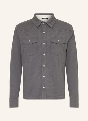 Reiss Bluzka Z Dzianiny Ledger Comfort Fit grau
