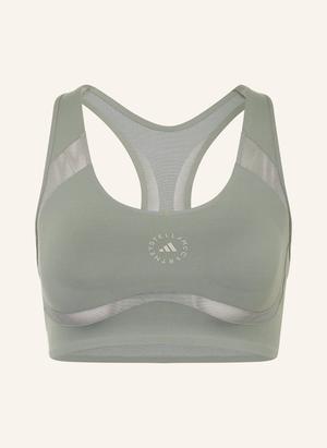Adidas By Stella Mccartney Biustonosz Sportowy Adidas By Stella Mccartney Power Impact Z Siateczką gruen