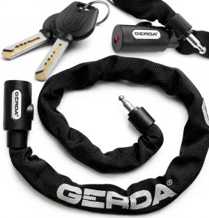 ZAPIĘCIE Rowerowe ŁAŃCUCH zabezpieczenie do ROWERU GERDA contra 900/6V