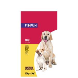 FIT+FUN sucha karma dla psa dorosłego Croc z drobiem 10kg