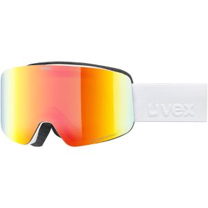 Gogle narciarskie UVEX Pwdr FM biało-żółte (one size)