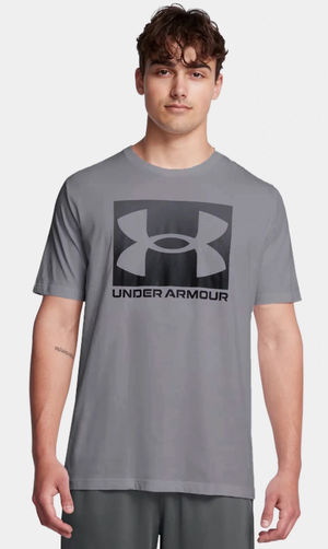 UNDER ARMOUR t-shirt męski koszulka treningowa LOGO UPDATE szary (S)