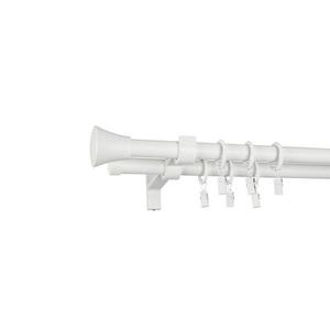Karnisz Tazza II 160 cm biały mat 19 mm Bojanek