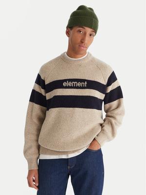 Element Sweter 2000s RIB CR ELYSW00128 Beżowy Regular Fit