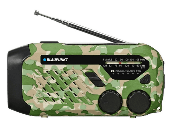 Radio alarmowe BLAUPUNKT ER10GC Survival Zielono-Czarny