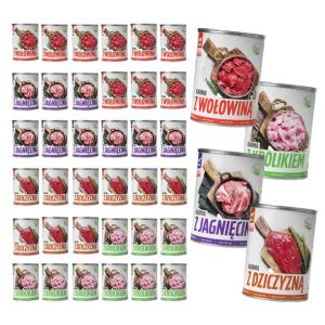 TufTuf mokra karma dla psa Mix Smaków puszka 36x800g Mielonka