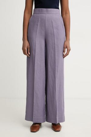 United Colors of Benetton spodnie damskie lniane