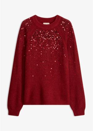 Sweter z cekinami