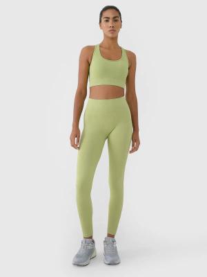 4F legginsy sportowe damskie do ćwiczeń 4FRSS25TFTIF309 zielone (M/L)