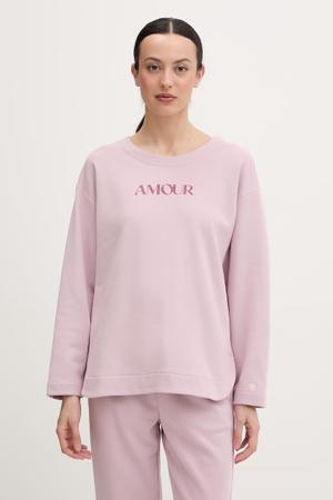 United Colors of Benetton longsleeve piżamowy damski z bawełny