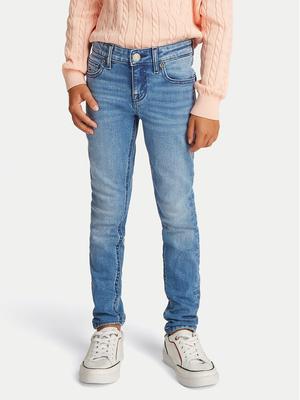 Tommy Hilfiger Jeansy Nora KG0KG08403 Niebieski Skinny Fit