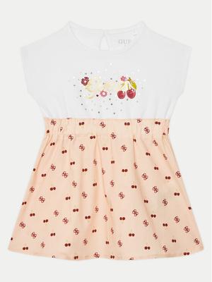 Guess Sukienka codzienna K5GK01 K6YW4 Pomarańczowy Regular Fit
