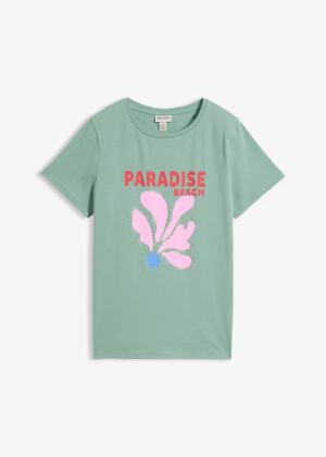 T-shirt z mieszanki bawełny