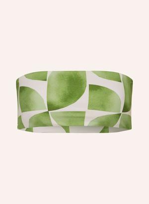 Seafolly Góra Od Bikini Bandeau Sunray Dwustronna gruen