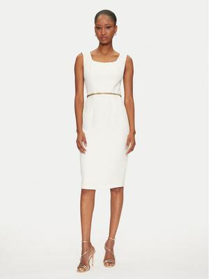 Marciano Guess Sukienka koktajlowa 5GGK12 7300A Écru Regular Fit