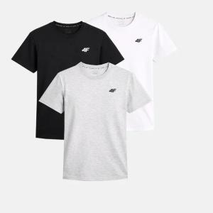 ZESTAW KOSZULEK MĘSKICH 4F KOMPLET 3 SZTUKI T-SHIRT S TTSHM3341