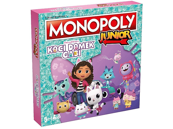 Gra towarzyska WINNING GAMES Monopoly Junior Koci Domek Gabi