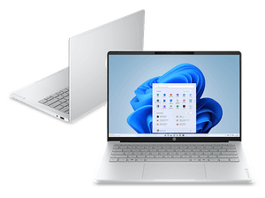 Laptop HP OmniBook 5 AI 14-kf0009nwx 2K OLED / Intel® Core™ 320 12 GB RAM 512 SSD Onboard Graphics Windows 11 Home Srebrny