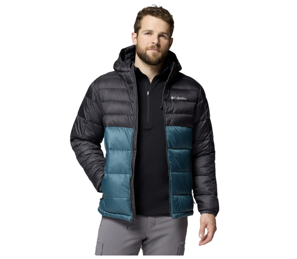 COLUMBIA kurtka puchowa zimowa męska Buck Buttle II Insulated niebieski (L)