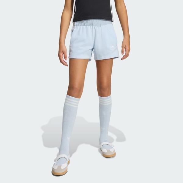LOOSE HIGH WAIST WAFFLE SHORTS