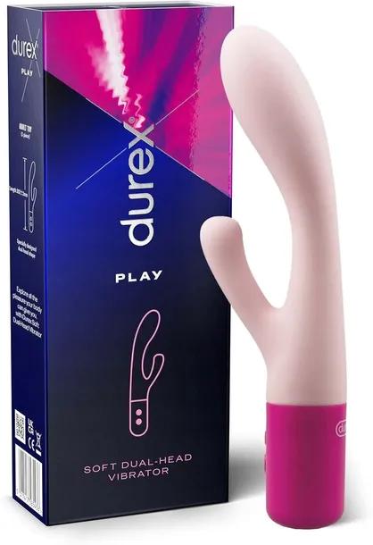 Wibrator damski KRÓLICZEK DUREX soft DUAL dla kobiet par masażer łechtaczki