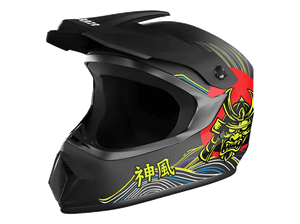 Kask pełny Full Face KAMIKAZE Tokyo L Wielokolorowy