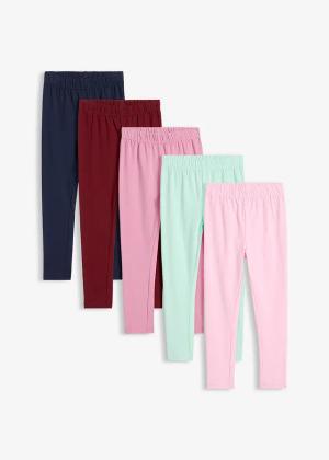 Legginsy z elastycznej bawełny organicznej (5 par)