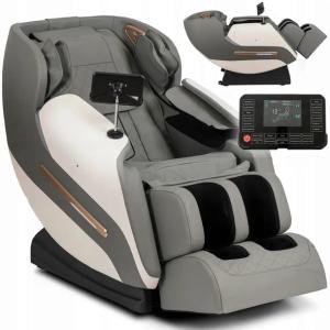Fotel Masujący Nowoczesny Wypoczynkowy z Masażem Funkcja Relax VX MAX Szary