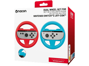 Kierownica NACON na Joy-Con 2 do Nintendo Switch (2 nakładki) Czerwony/Niebieski
