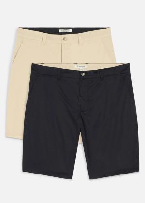 Bermudy chino ze stretchem (2 pary), regular fit