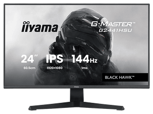 Monitor IIYAMA G-Master G2441HSU-B1 Black Hawk 23.8 FHD IPS 1ms 144Hz Adaptive Sync Flicker Free Czarny