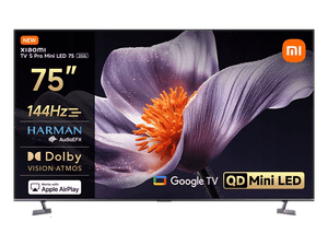 Telewizor QD Mini LED XIAOMI TV S Pro 2026 75" 4K 288 Hz Google Dolby Vision Czarny