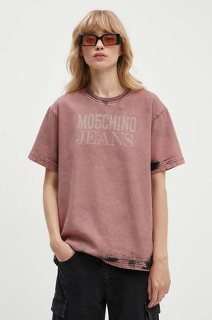 Moschino Jeans t-shirt jeansowy