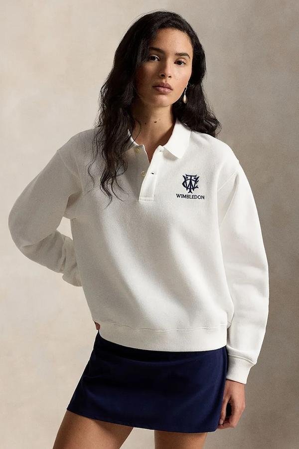 Polo Ralph Lauren bluza damska bawełniana Wimbledon