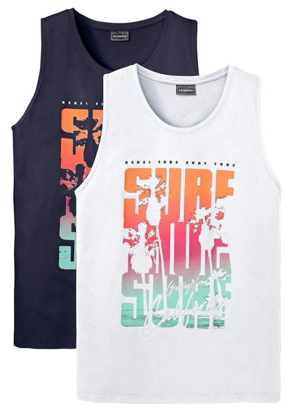 Tank top, slim fit  (2 szt.)