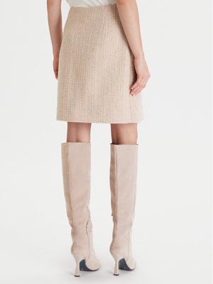 JOOP! Spódnica mini 58 253S58Saida 30047955 Beżowy Regular Fit